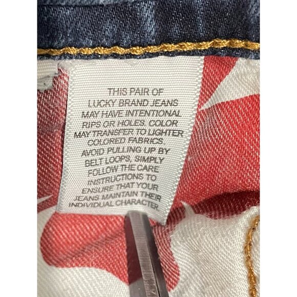 Lucky Brand Womens SweetN Straight Jeans Size 6/28R Dark Wash Denim - Picture 9 of 14